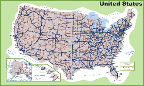 USA road map .